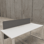 Desk Mounted Screen For Height Adjustable Desk