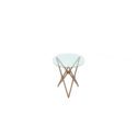 CT9153B Round Glass Coffee Table
