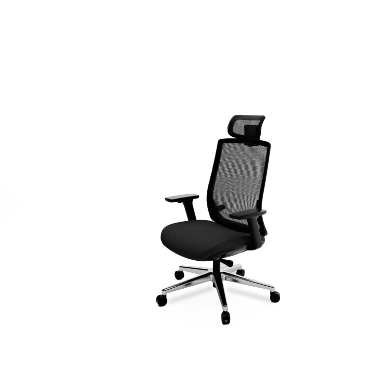 Kron Managerial Chair - Black Frame