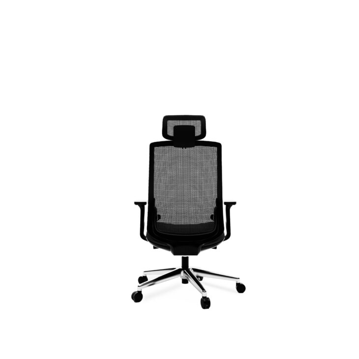 Kron Managerial Chair - Black Frame