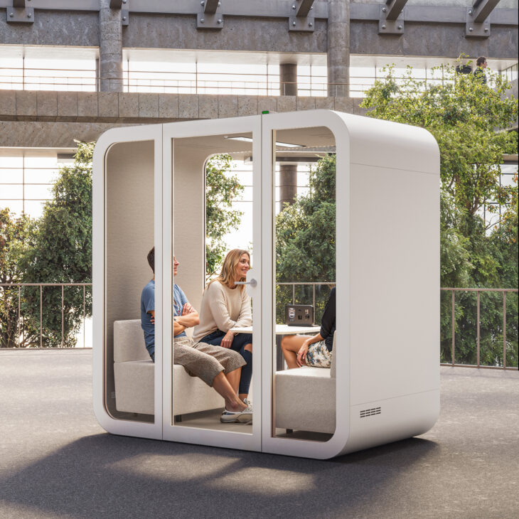 Smart Soundproof meeting pod for 4 - Image 1