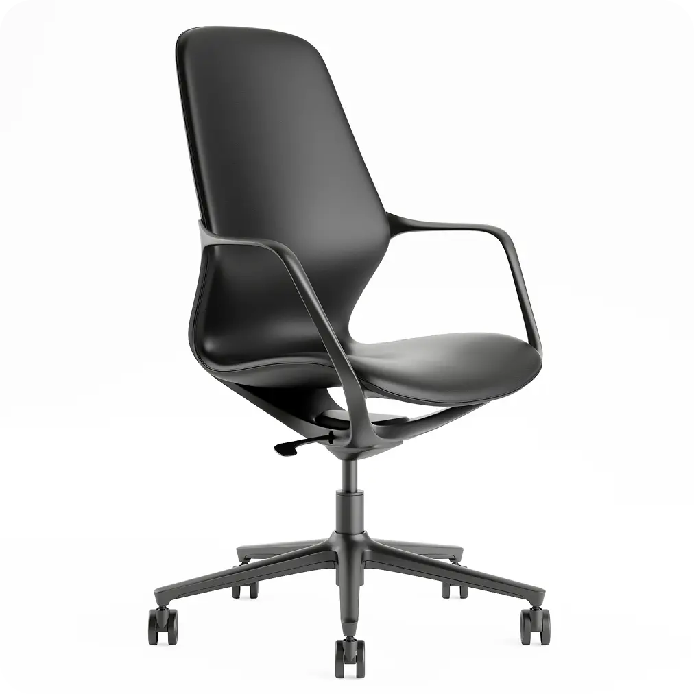 Aero High Back Black Guest Meeting Chair Aero High Back Black Guest Meeting Chair - Image 1