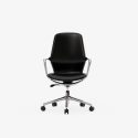Aero High Back Chrome Guest Meeting Chair - Image 4