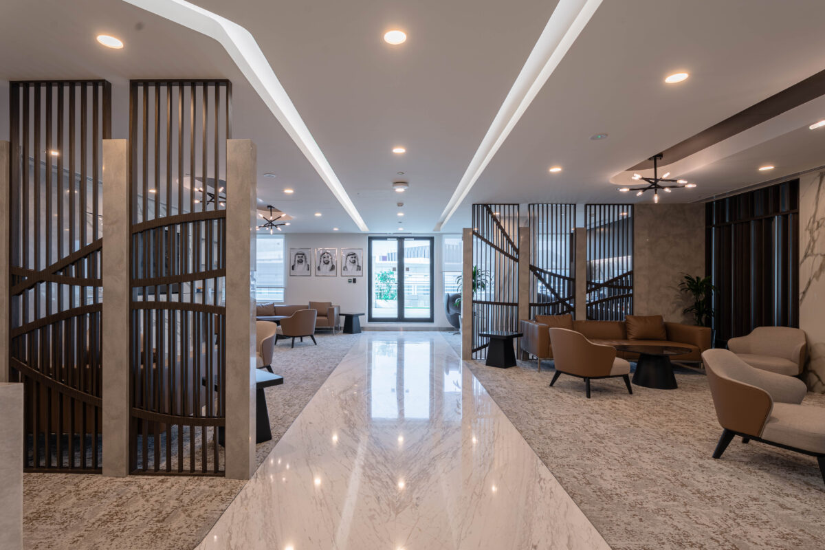 lounge area of completed project by urban 411