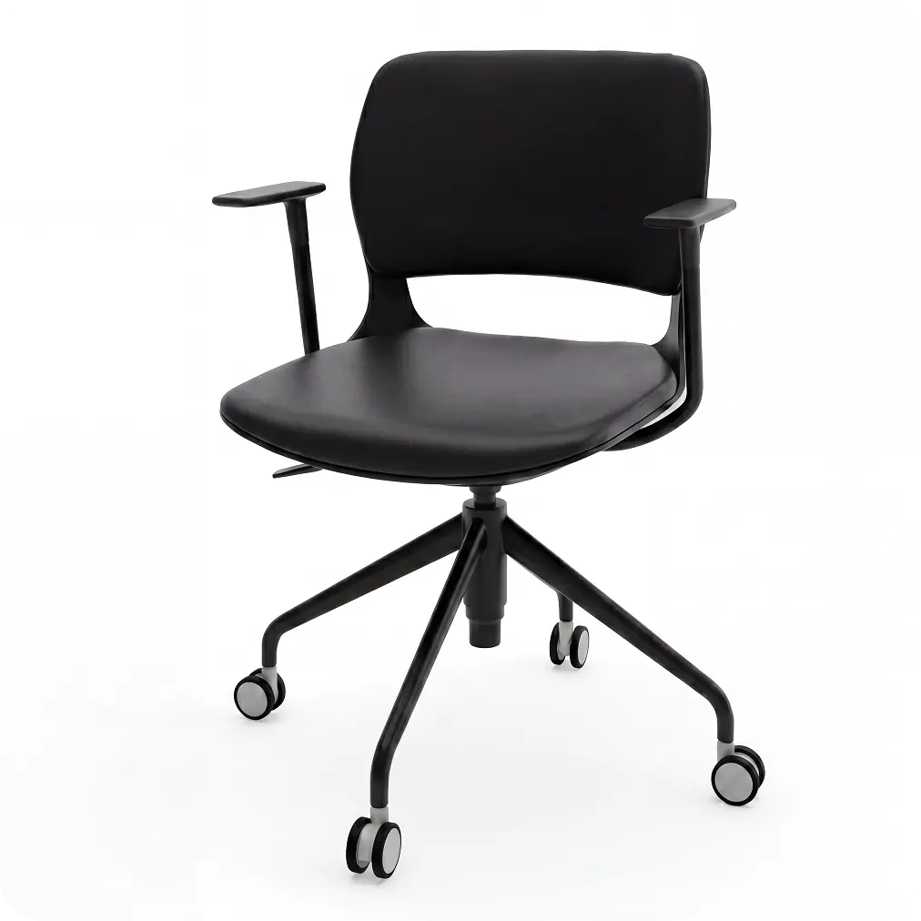 Forum Black Frame Meeting Chair Forum Black Frame Meeting Chair - Image 1