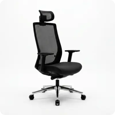 Kron Manager Chair - Black Frame
