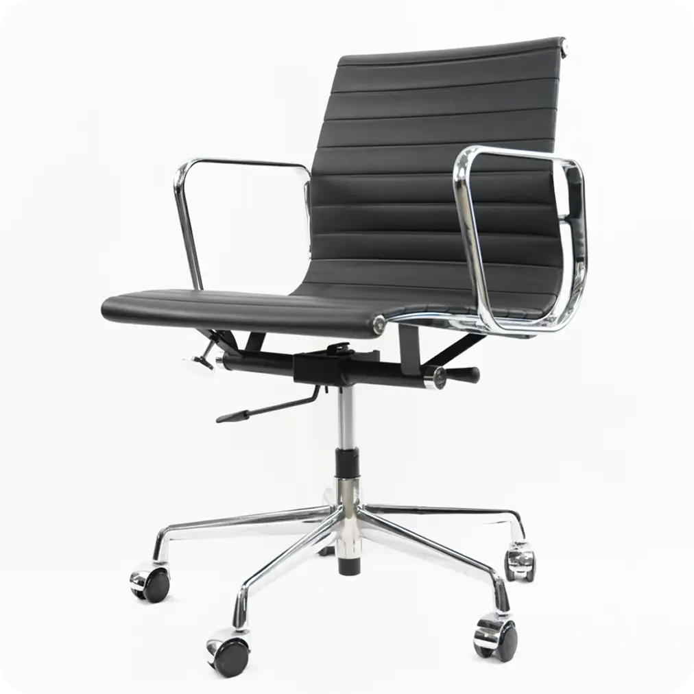 Sage Meeting Chair - Black PU Sage Meeting Chair - Black PU - Image 1