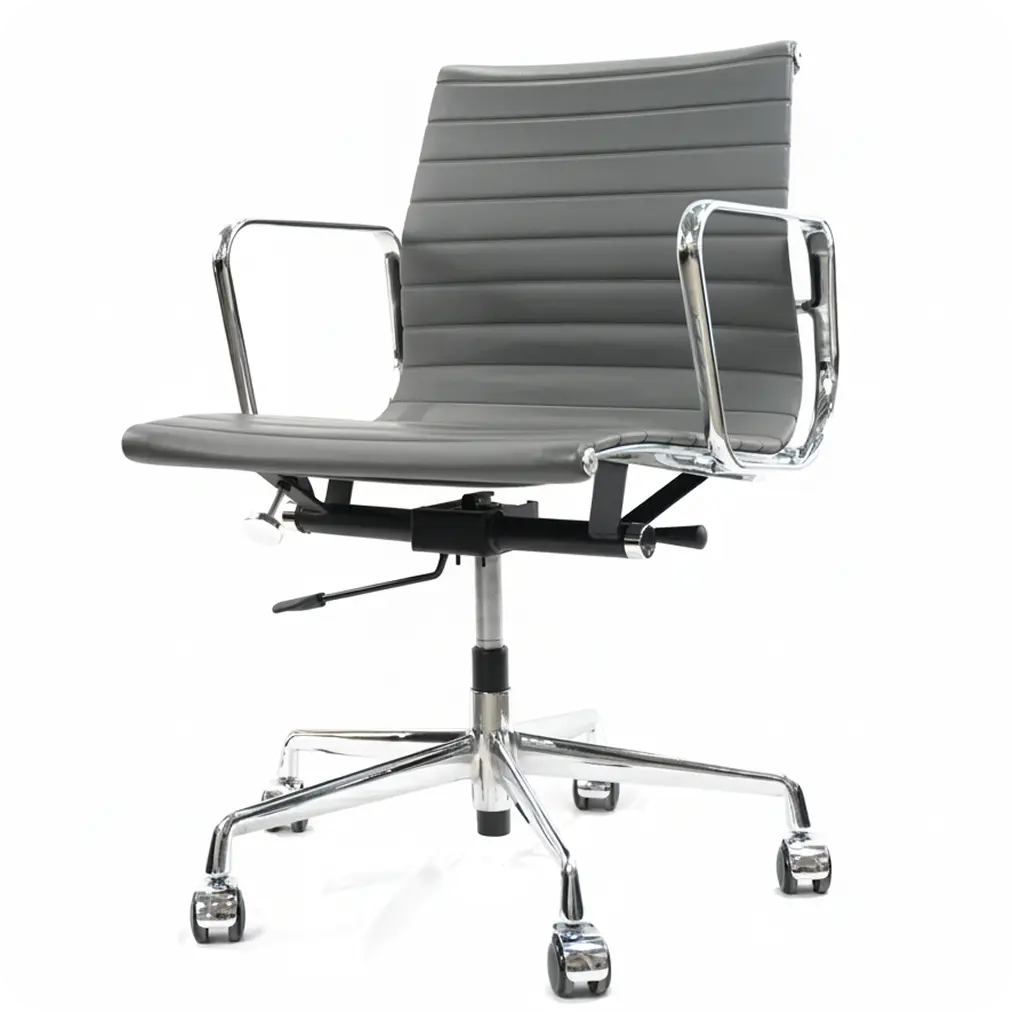 Sage Meeting Chair - Grey PU Sage Meeting Chair - Grey PU - Image 1