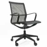 Synapse Black Mesh Meeting Chair