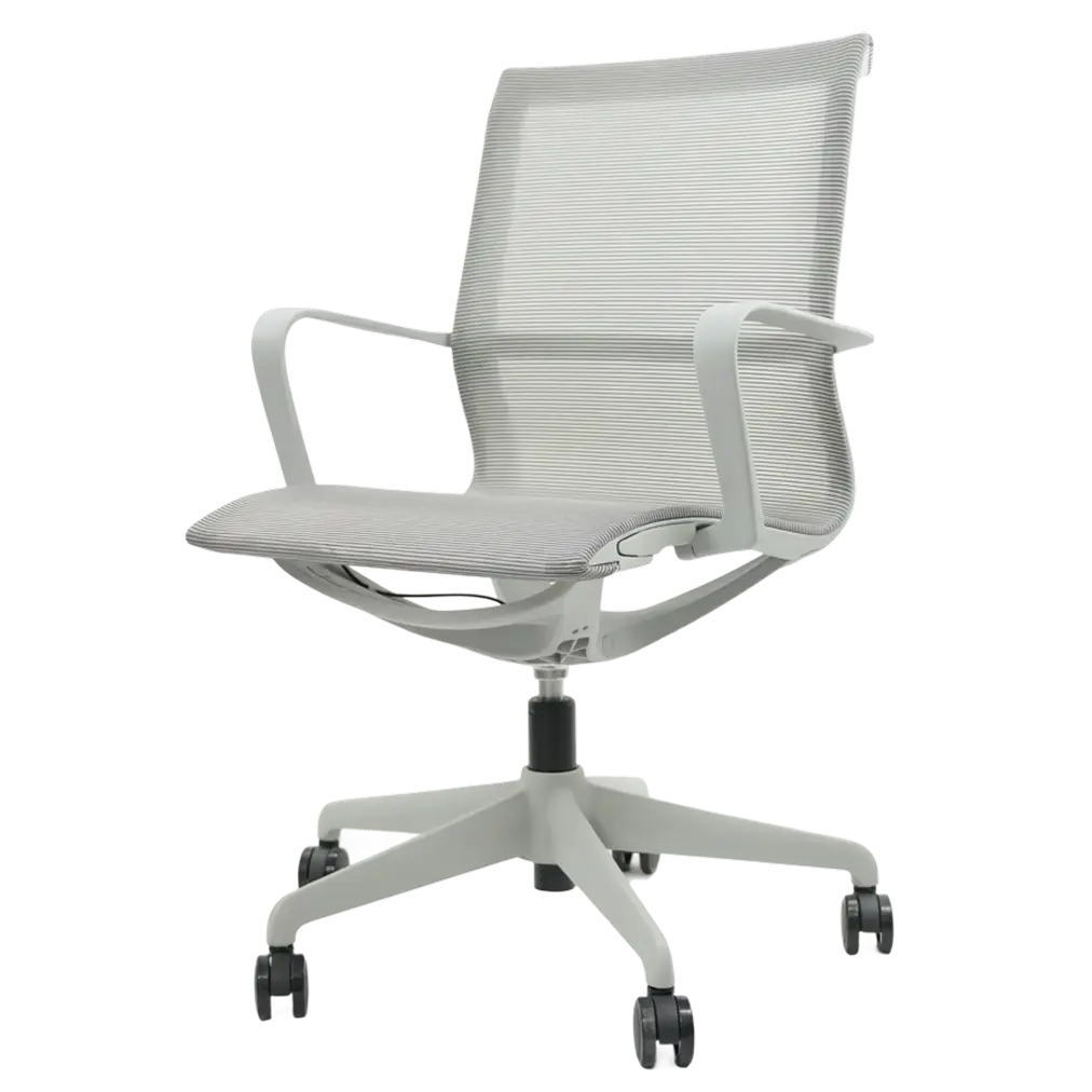 Synapse Grey Mesh Meeting CHair Synapse Grey Mesh Meeting Chair - Image 1